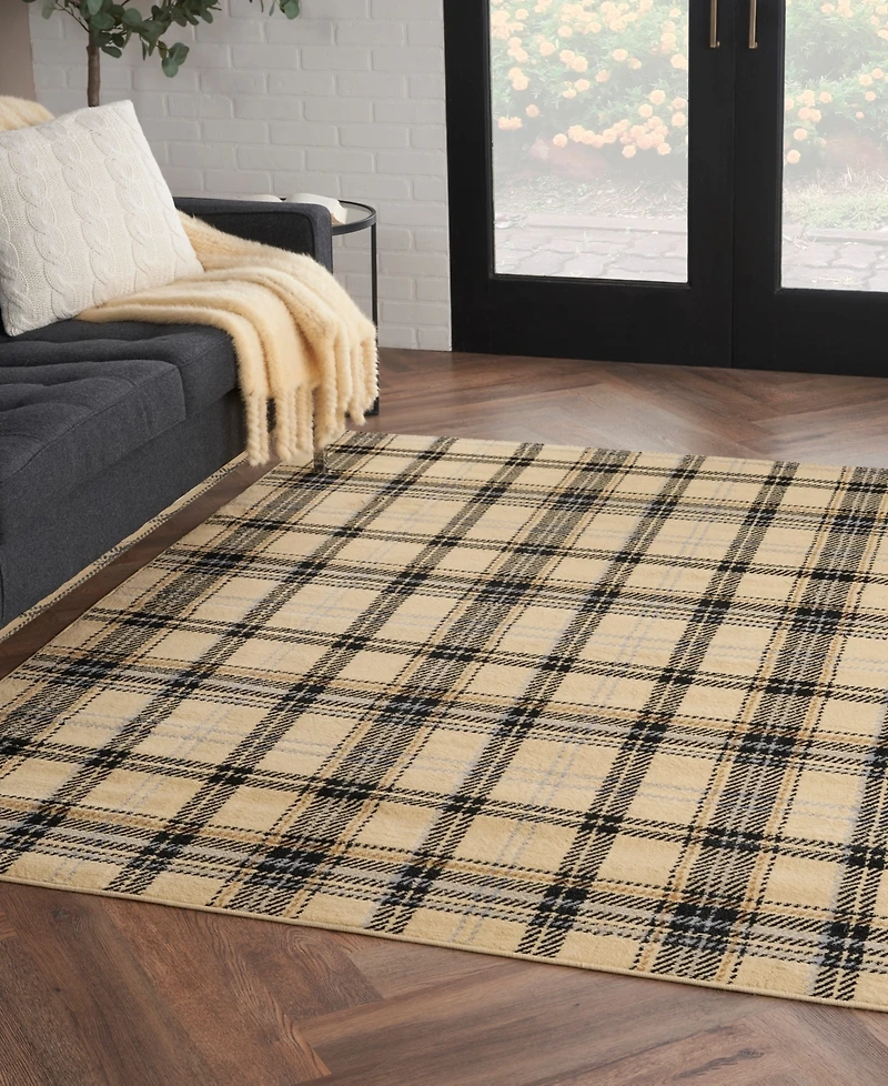 Nourison Home Grafix GRF03 5'3"x7'3" Area Rug