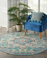Nourison Home Passion PSN25 5'x5' Round Area Rug