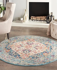 Nourison Home Passion PSN23 5'x5' Round Area Rug