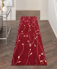 Nourison Home Grafix GRF15 2'3"x12' Runner Area Rug