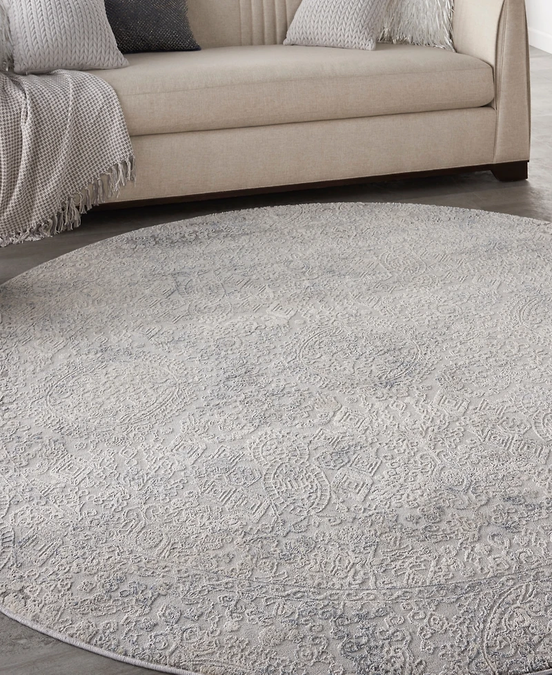 Nourison Home Rustic Textures RUS09 5'3"x5'3" Round Area Rug