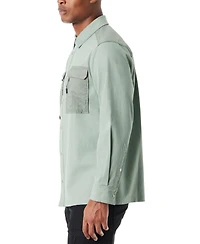 Bass Outdoor Men's Relaxed Fit Camo Worker Shirt Jacket