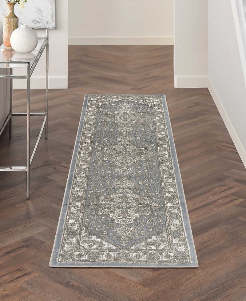 Nourison Home Quarry QUA05 2'2"x7'6" Runner Area Rug