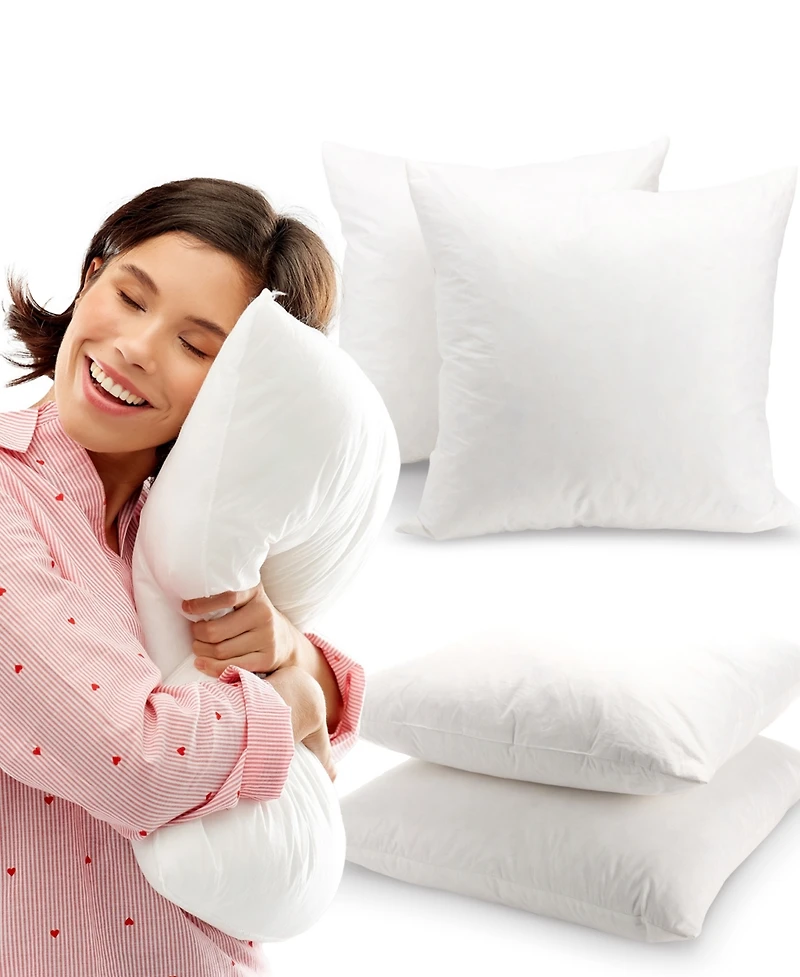 Cheer Collection 95% Feather/5% Down 2-Pack Pillow Inserts