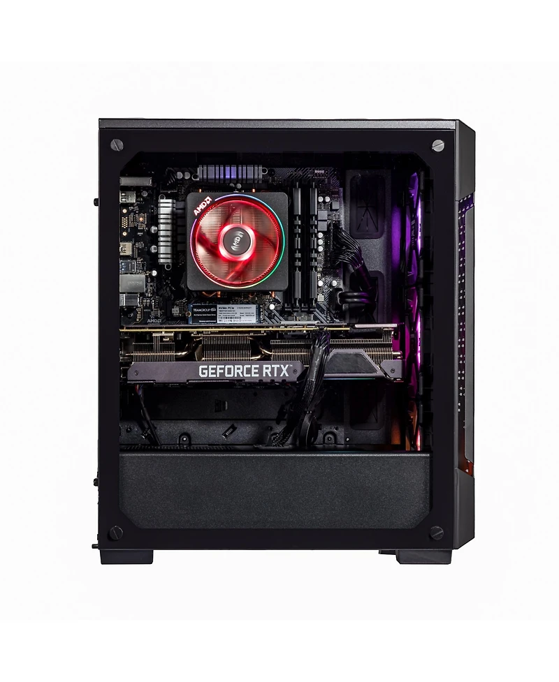 Velztorm Fultix Custom Built Gaming Desktop Pc (Amd Ryzen 5-5500 6-Core, GeForce Gtx 1050 Ti 4GB, 16GB DDR4, 2TB PCIe Ssd + 2TB Hdd (3.5),Win 11 Pro)