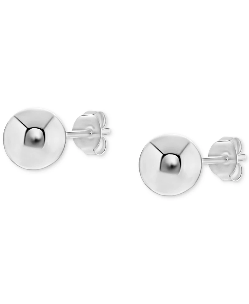 Giani Bernini Polished Ball Stud Earrings in Sterling Silver, Created for Macy's