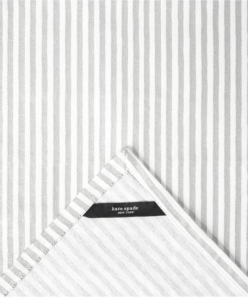 Kate Spade New York Hand Painted Shirting Stripe Napkin 20" x 20", Set of 4