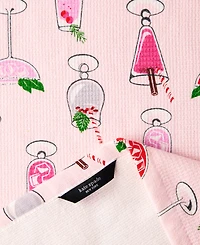 Kate Spade New York Holiday Cocktails Kitchen Towel, Oven Mitt & Potholder, Set of 4