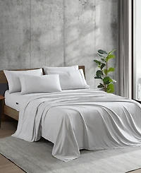Closeout! Kenneth Cole New York Solution Solid Microfiber 4-Pc. Sheet Set, Twin