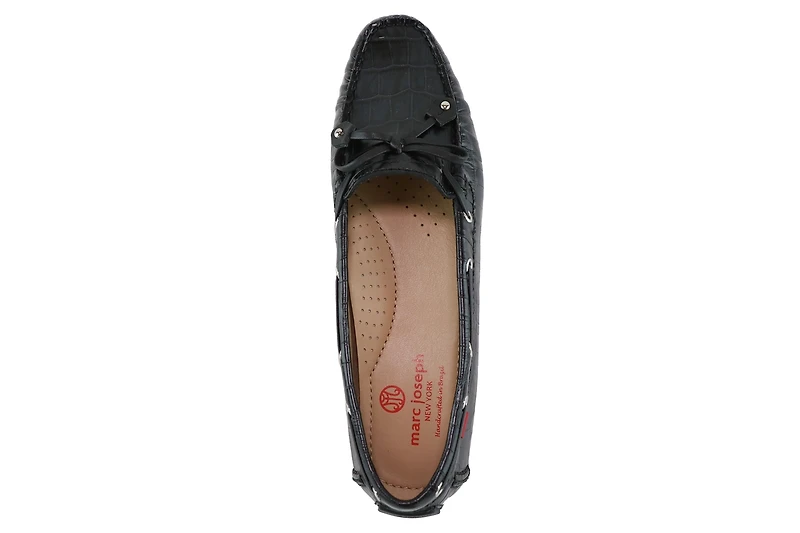 Marc Joseph New York Womens Cypress Hill Tiebow Driver Loafer