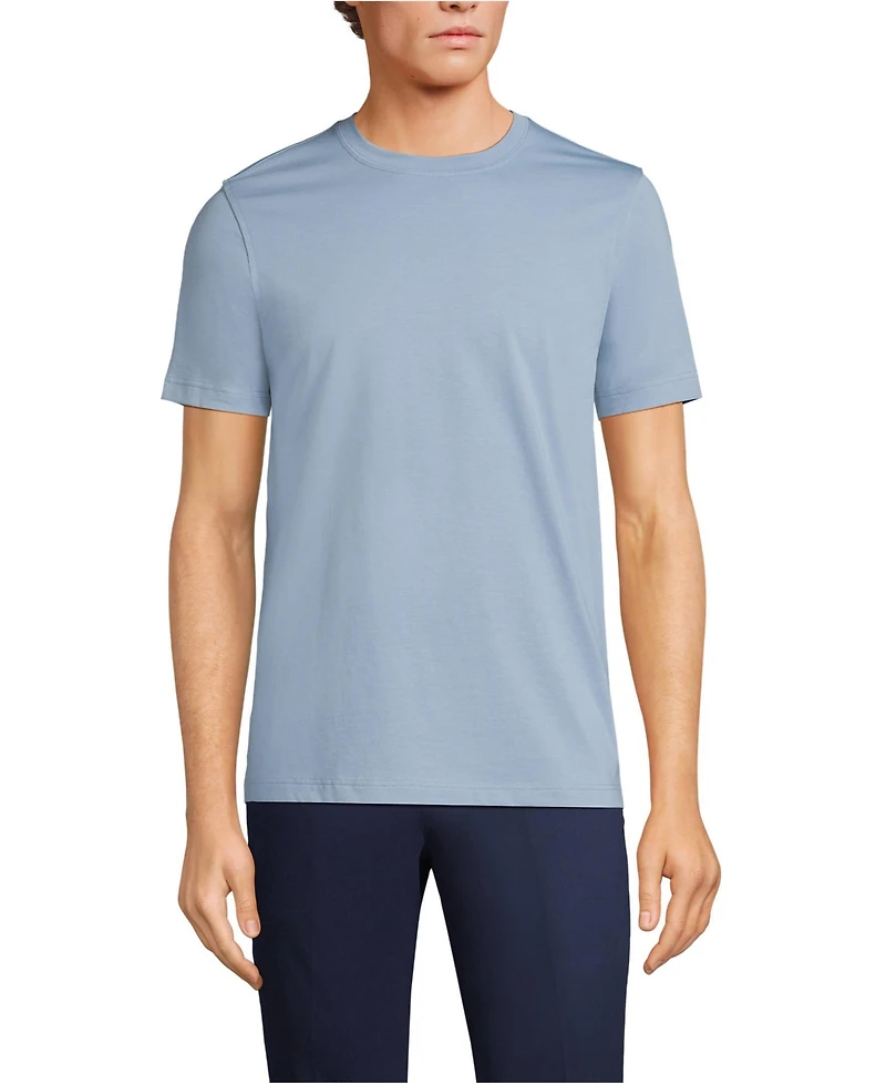 Lands' End Men's Tall Short Sleeve Cotton Supima Tee
