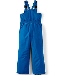 Lands' End Kids Squall Waterproof Insulated Iron Knee Snow Bibs