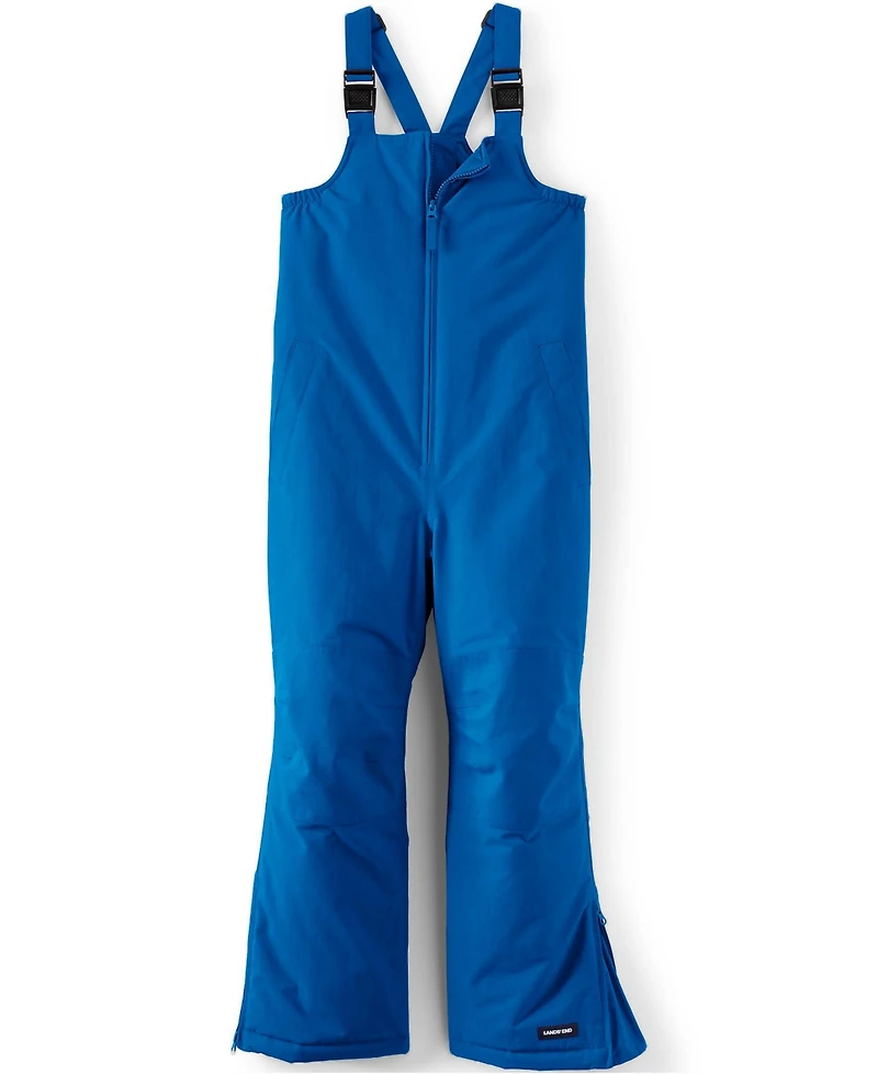 Lands' End Kids Squall Waterproof Insulated Iron Knee Snow Bibs