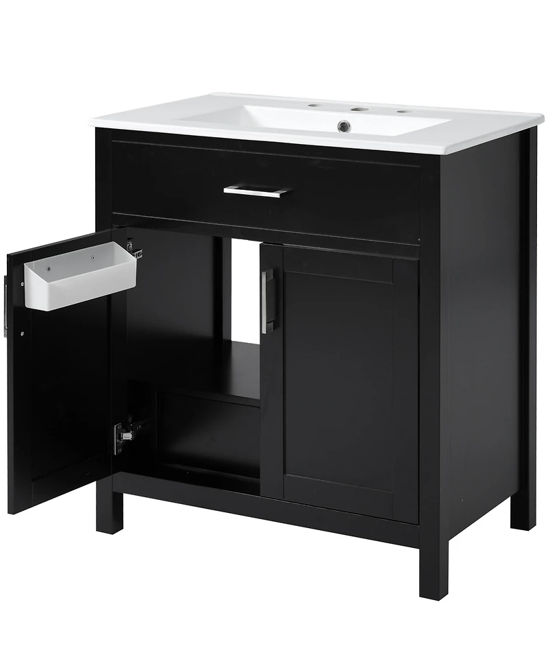 Streamdale Compact 30" Bathroom Vanity with Ample Storage