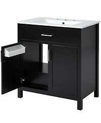 Streamdale Compact 30" Bathroom Vanity with Ample Storage