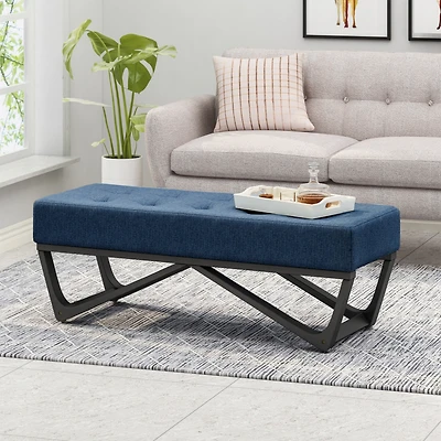 Navy blue Ottoman