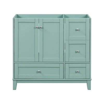 Streamdale (Cabinet Only) 36" Bathroom Vanity-Green (Sink not included)