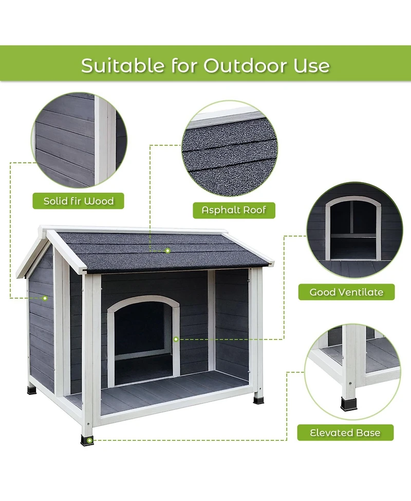 Streamdale Waterproof Dog Kennel Windproof, Warm, Easy Assembly