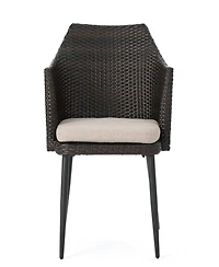 Streamdale Stylish Outdoor Chairs with Faux Wood Legs