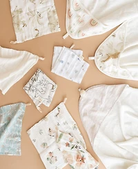 Crane Baby Infants Ezra Woodland Animal Wash Cloth, 5-Pc. Set