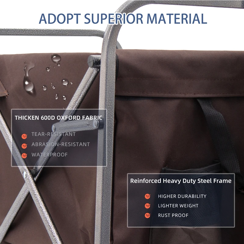 Streamdale Foldable Kid's Wagon for Outdoor Adventures