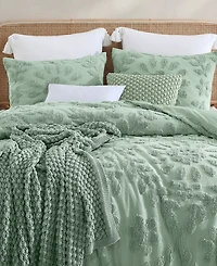 Peri Home Chenille Laurel 3-Pc. Duvet Cover Set, King