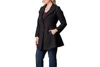 Kiyonna Plus Juliette Satin Trim Coat