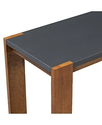 Streamdale Minimalist Console Table with Shelf, Entryway