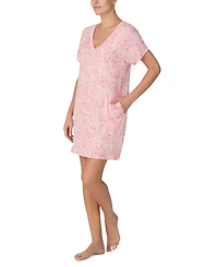 Sanctuary Women's Printed Short-Sleeve Sleep Shirt