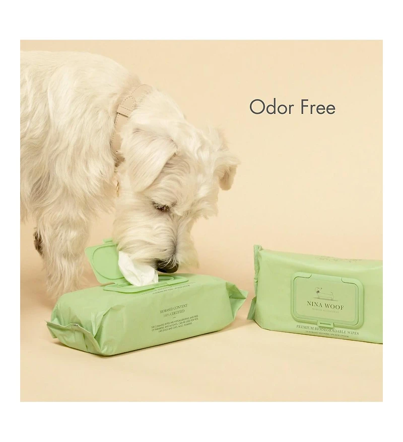 Nina Woof Dog Premium Pet Wipes