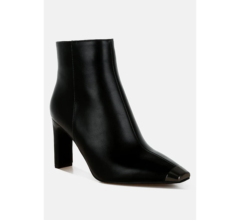 Orca Metallic Cap Toe Faux Leather Boots
