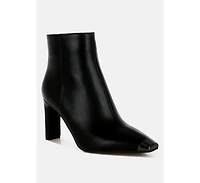 Orca Metallic Cap Toe Faux Leather Boots