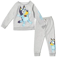 Bluey Boys Sweatshirt and Fleece Pants Set
