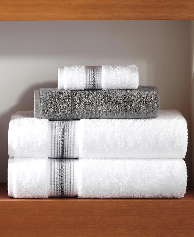 Aston and Arden Luxury Solid 6-Piece Bath Towel Set, 600 Gsm, Soft 100% Turkish Cotton Bathroom Towels, Made in Turkey, 2 Bath Towels, 2 Hand Towels,