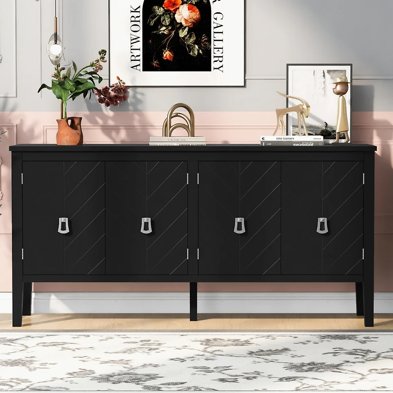 Streamdale Geometric Sideboard Elegance for Any Room