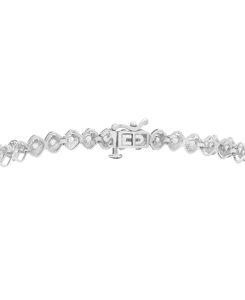 Diamond Bracelet (2 ct. t.w.) in 10k White Gold, Created for Macy's
