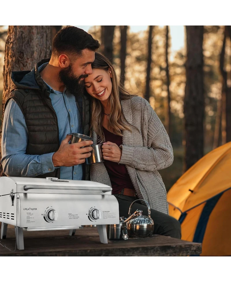 Bakken- Swiss Portable Stainless Steel Gas Grill