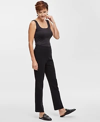Jm Collection Women's Tummy Control Pull-On Slim-Leg Pants, Exclusively at Macy's
