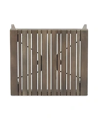 Streamdale Foldable Acacia Wood Side Table Durable, Stylish, Space-Saving