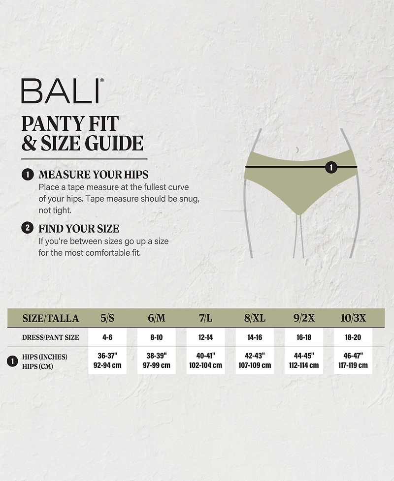 Bali One Smooth U All Over Smoothing Brief Underwear 2361
