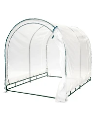 JumpKing TrueShelter 6' X 8' Green House - Indoor or Outdoor Green House for Plants & Flowers - Portable Large Cover for Garden Lovers or Beginners