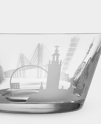 Orrefors Sweden Cities Bowls