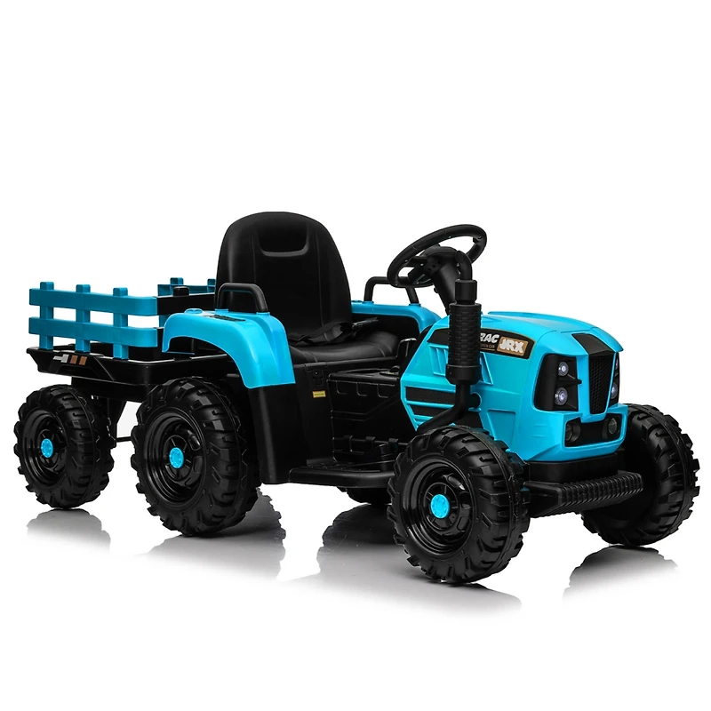 Streamdale Kids' 24V Electric Ride-On Tractor with Trailer