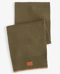 Cole Haan Men's Heritage Ribbed-knit Tipped Scarf