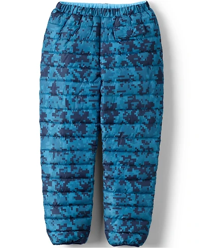 Lands' End Boys Reversible Fleece Puffer Pants