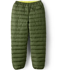 Lands' End Boys Reversible Fleece Puffer Pants