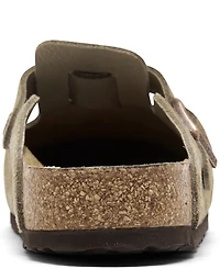 Birkenstock Men's Boston Soft Footbed Suede Leather Clogs from Finish Line