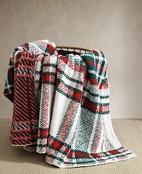 Nautica Emmet Plaid Knit Throw, 70" X 50"