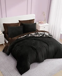 Betsey Johnson Solid Velvet -Pc. Duvet Cover Set