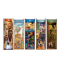 Flash Popup Diy 3D Book Nook Kit Secret Garden 80pcs